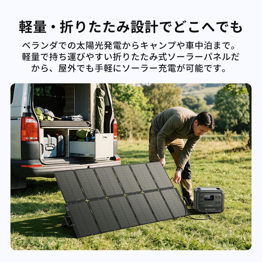 BLUETTI 折りたたみ式ソーラーパネル BLUETTI 【クーポンで106,400円 8/18~】BLUETTI SORA500W ソーラー