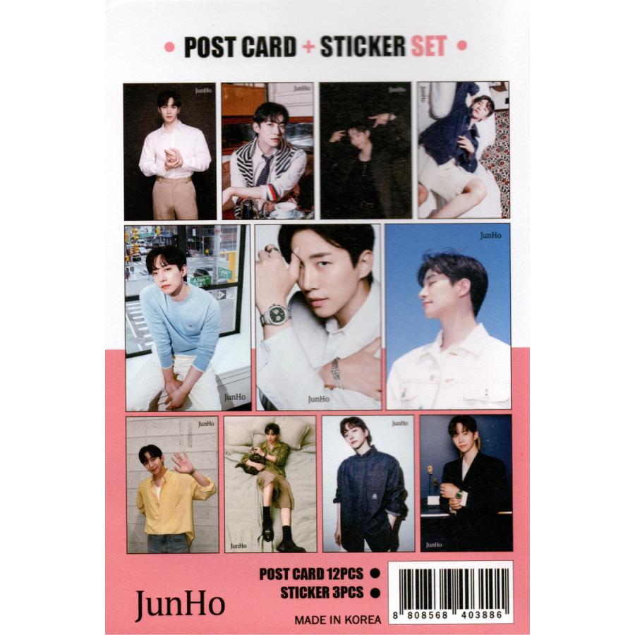 2PM イジュノ グッズ ポストカード セット ( ポストカード 12枚 + ステッカー 3枚 ) 15点セット K-POP |  | 01
