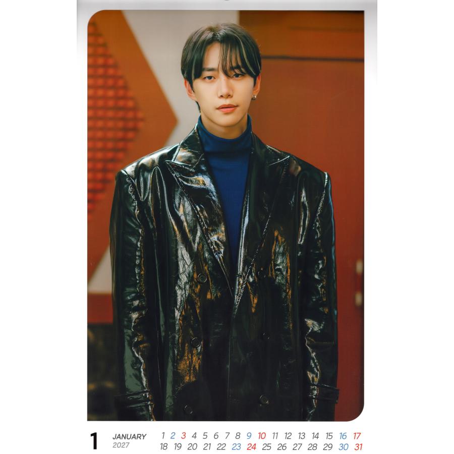 2PM イジュノ グッズ 大判 壁掛け カレンダー 2026年 (令和8年) + ステッカーセット K-POP |  | 02