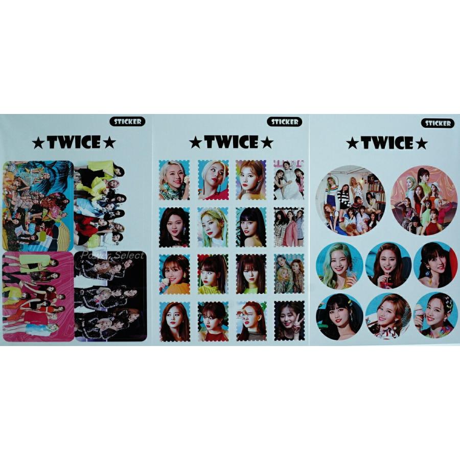 TWICE トゥワイス グッズ ポストカード セット ( ポストカード 12枚 + ステッカー 3枚 ) 15点セット|powerselect|03