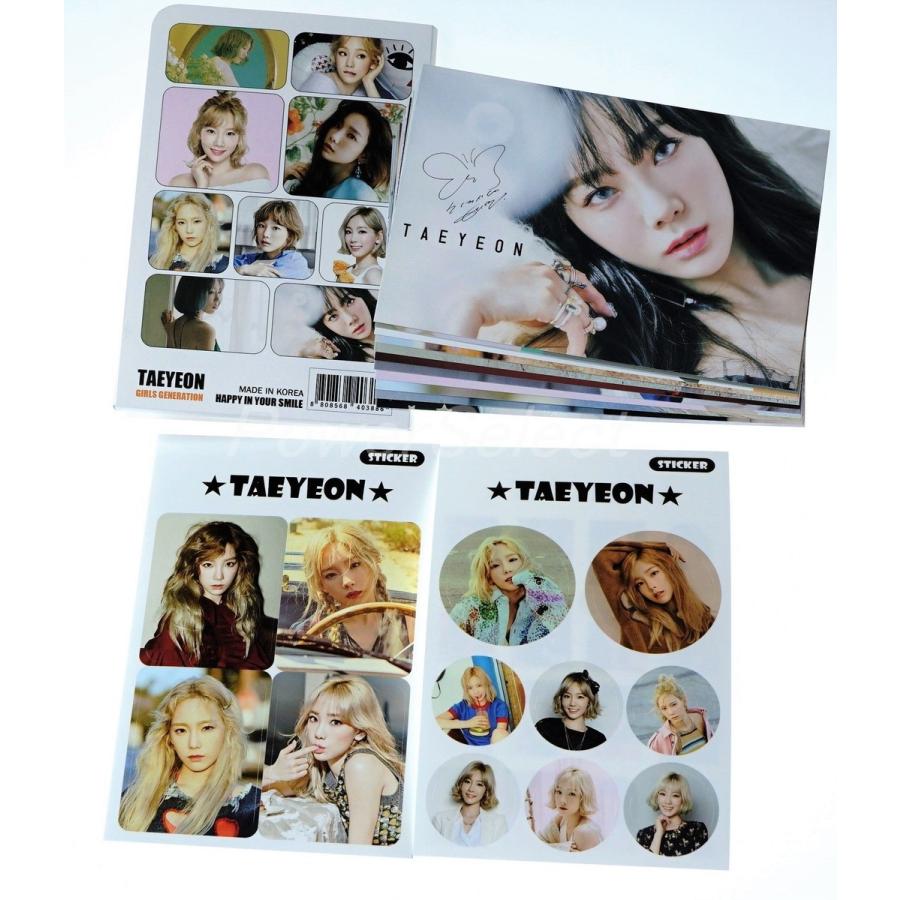 少女時代 テヨン グッズ ポストカード セット ( ポストカード 12枚 + ステッカー 3枚 ) 15点セット 新作写真 | 