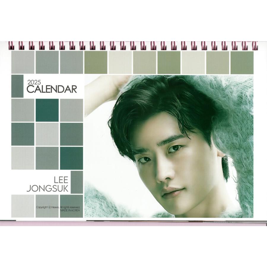 イジョンソク グッズ 卓上 カレンダー (写真集 カレンダー) 2024~2025年 (2年分) + ステッカーセット K-POP |  | 03