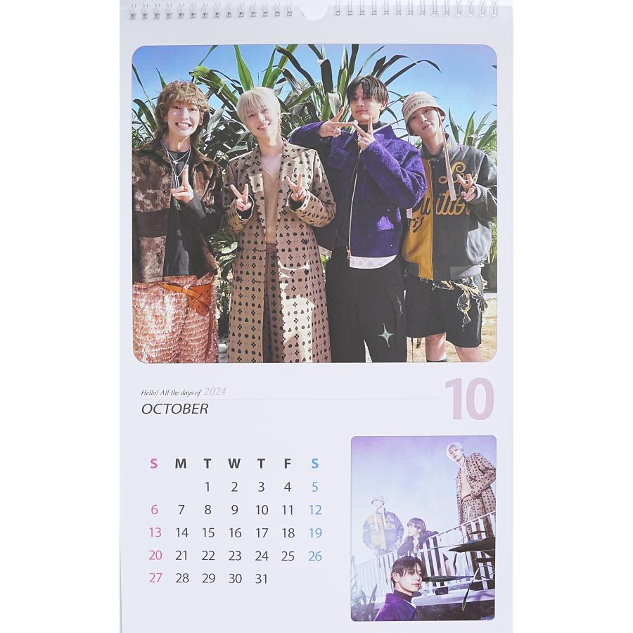 SHINee シャイニー グッズ 大判 壁掛け カレンダー 2024年 (令和6年) + カレンダーステッカーセット + ストラップ |  | 03