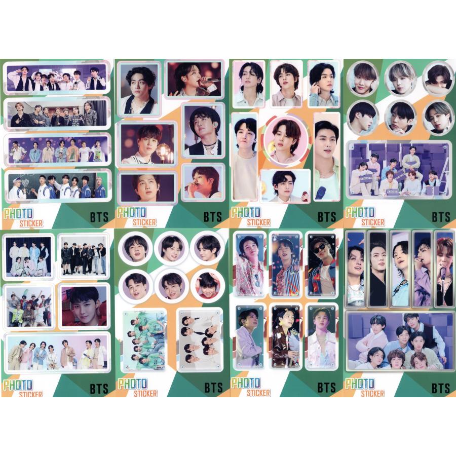 BTS グッズ ステッカーセット 87枚入 フォトステッカー/ シールセット