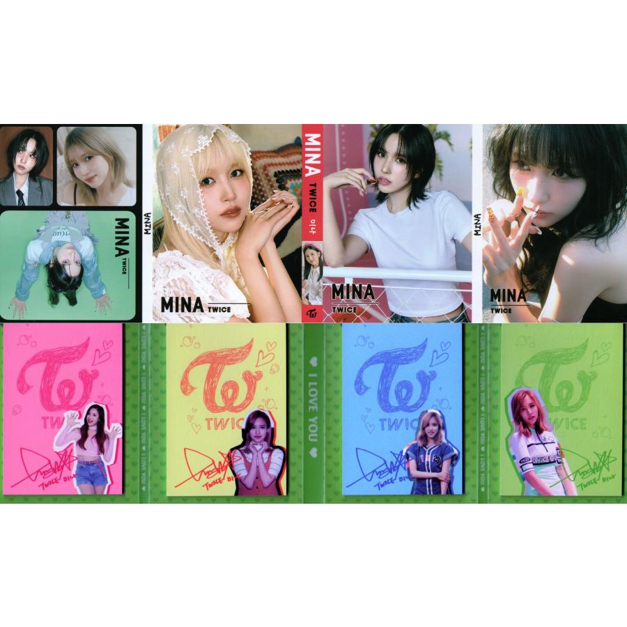 TWICE MINA ミナ グッズ メモ帳 80枚セット 写真入り メモパッド | 