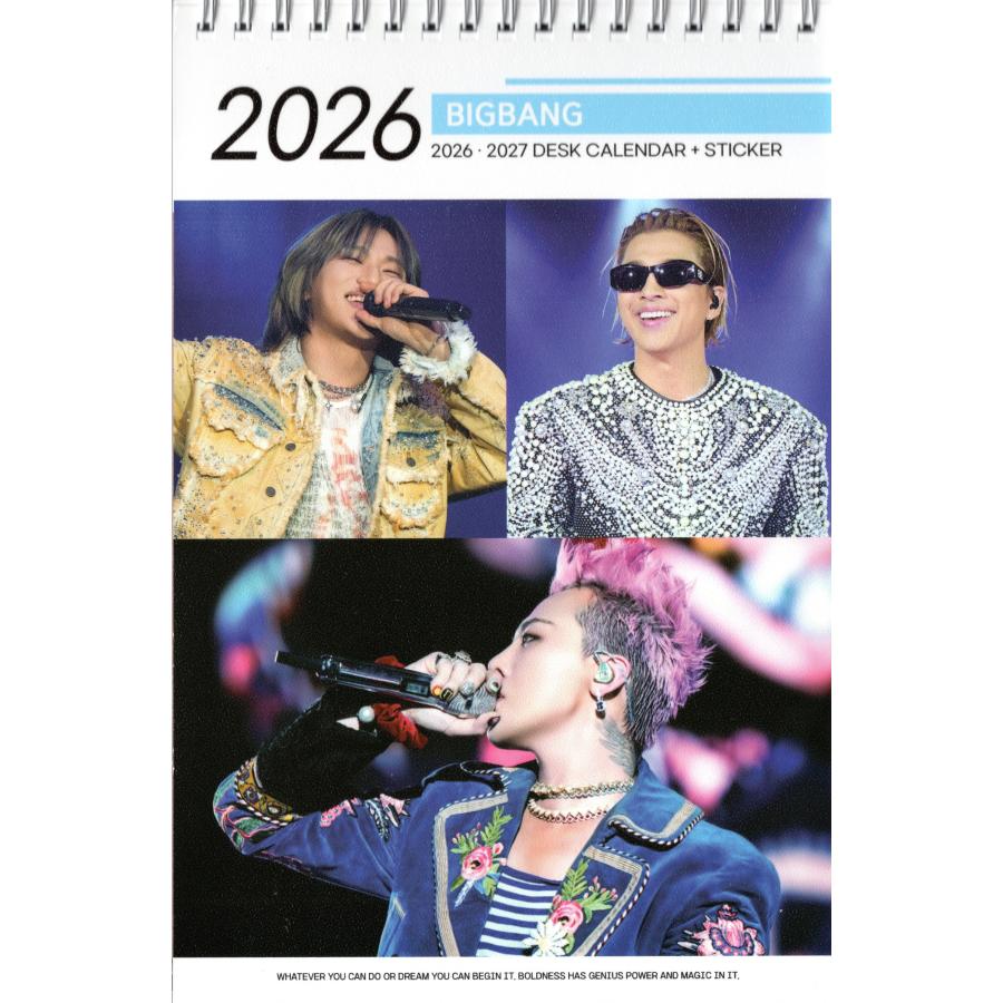 BIGBANG ビッグバン グッズ 卓上 カレンダー (写真集 カレンダー