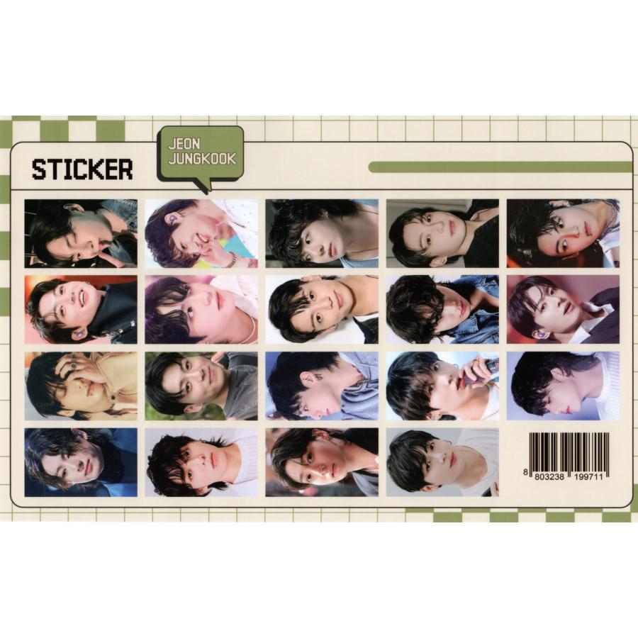 BTS JUNGKOOK グク ジョングク ステッカー シール【BTS ジョングク