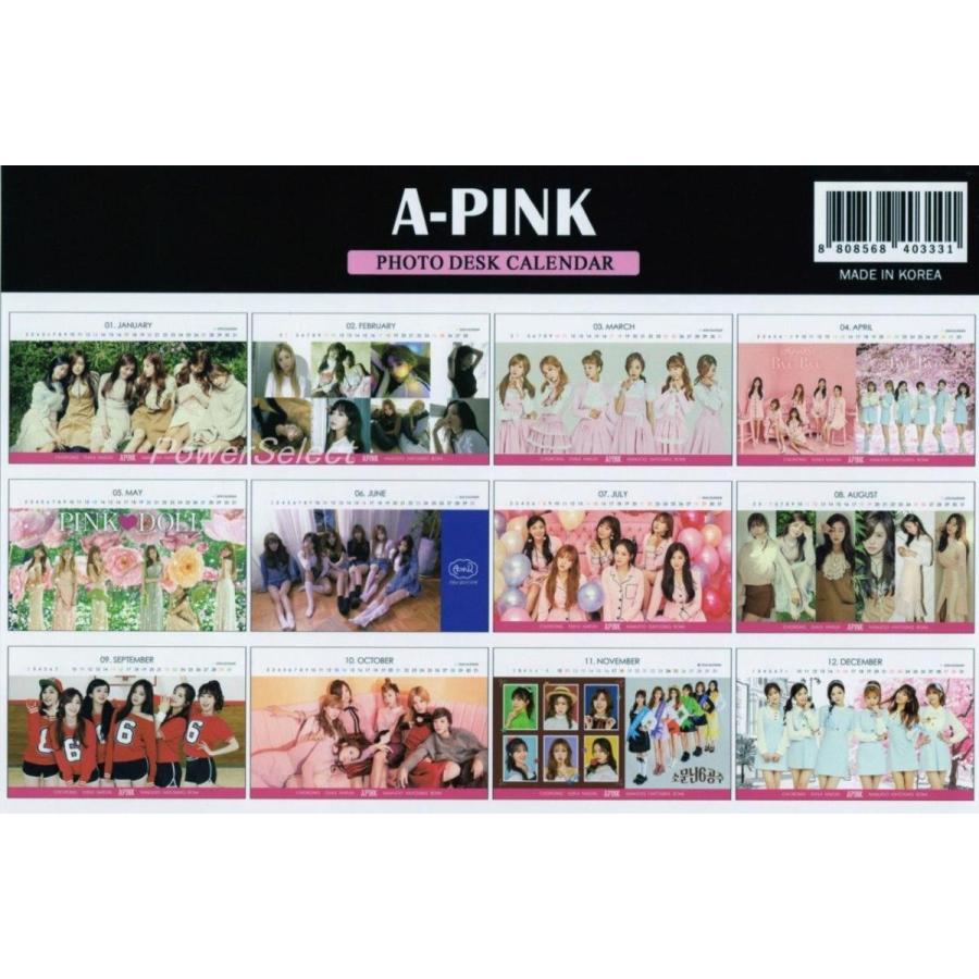 Apink エーピンク 【 卓上 カレンダー (写真集 カレンダー) 2017~2018年(2年分) 】+ ステッカーセット [3点セット] |  | 02