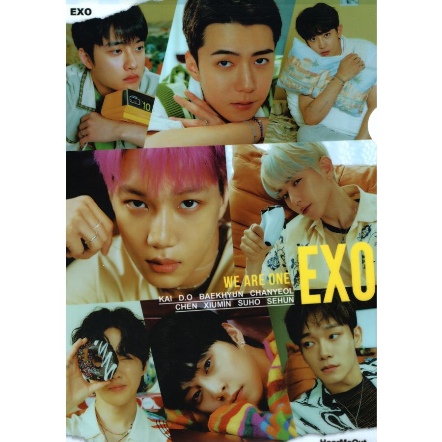 EXO エクソ グッズ【 クリアファイル 】 A4サイズ 両面写真1 |  | 01
