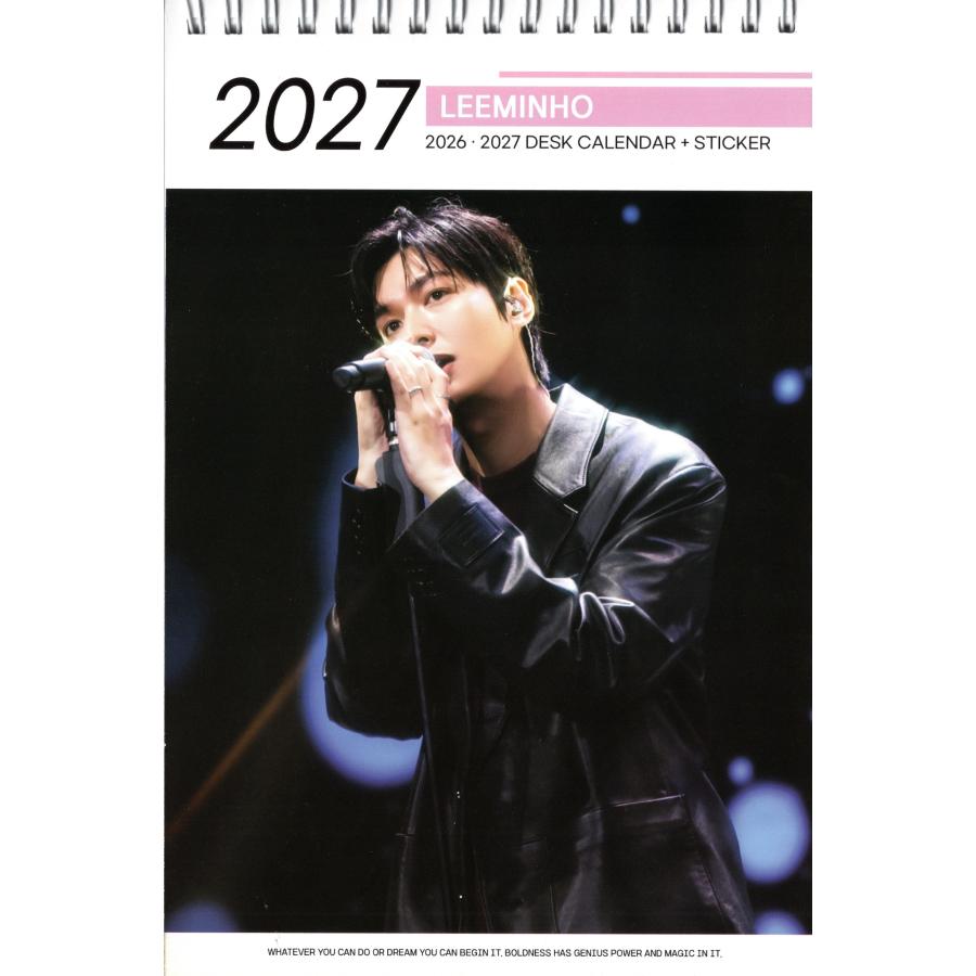 イミンホ グッズ カレンダー (写真集) 2026~2027年 (2年分) + ステッカーシール [12点セット] K-POP |  | 03