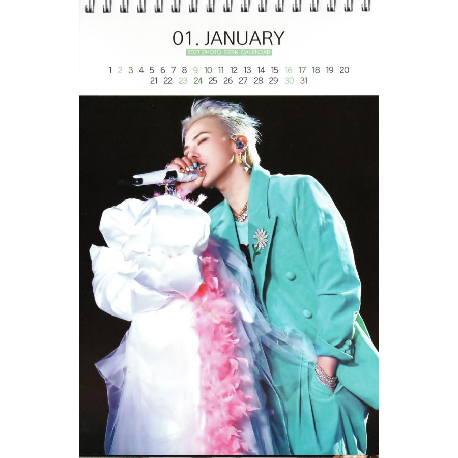 BIGBANG G-DRAGON ジードラゴン ジヨン グッズ 卓上 カレンダー 2026