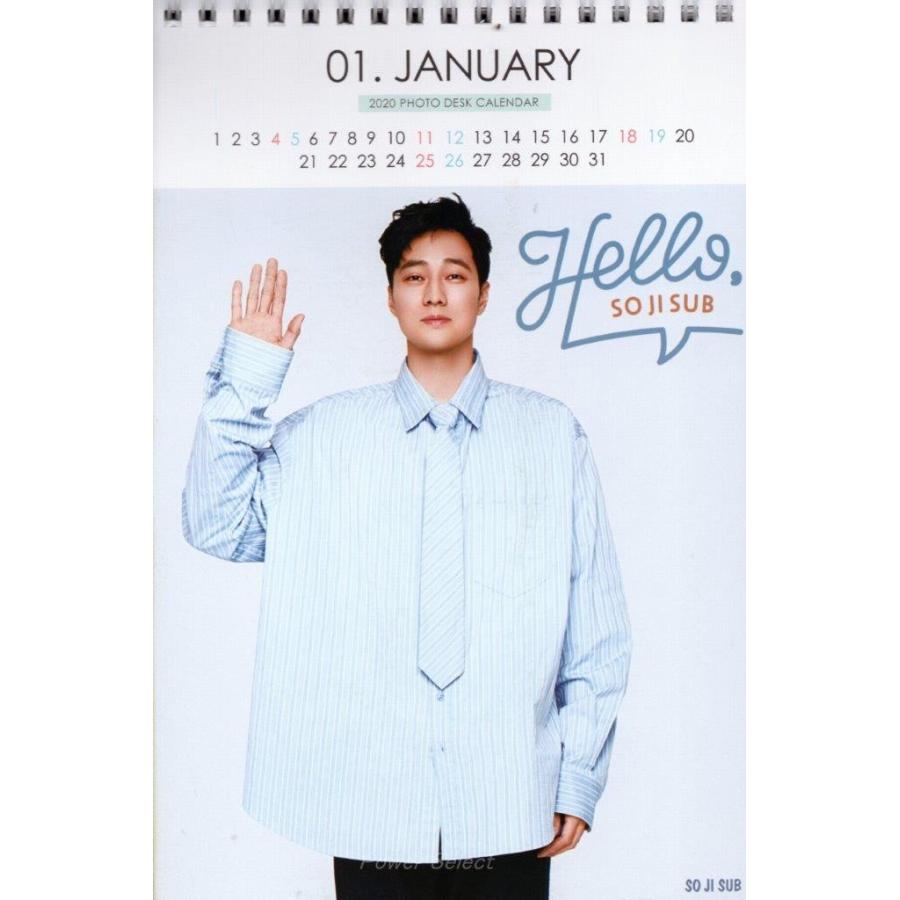 ソ・ジソプソ ジソプ グッズ 卓上 カレンダー (写真集 カレンダー)　2020~2021年 (2年分) + フォトデスクカレンダー [2点セット] |  | 02
