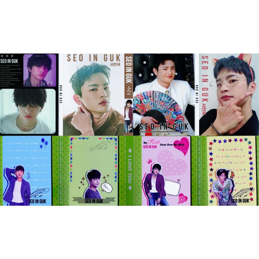 ソ・イングク SEO INGUK グッズ 【メモ帳 80枚セット】 写真入りメモパッド | 