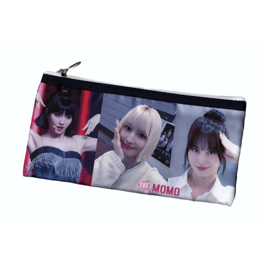TWICE モモ MOMO グッズ ペンケース ポーチ 小物入れ コスメポーチ