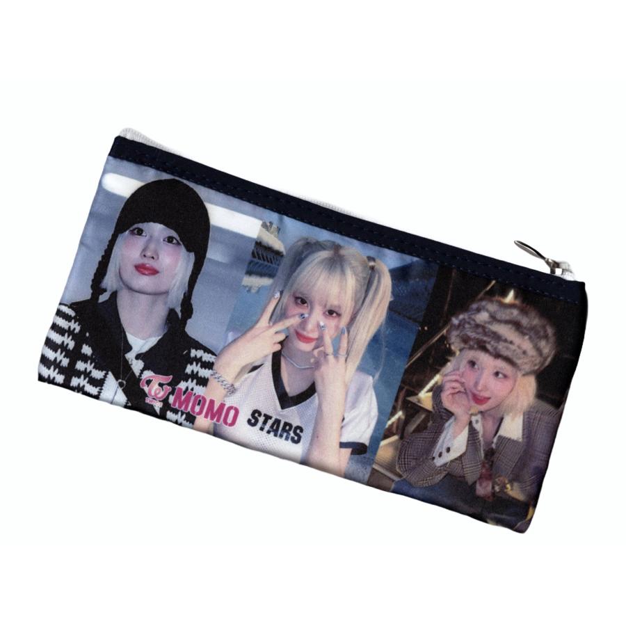 TWICE モモ MOMO グッズ ペンケース ポーチ 小物入れ コスメポーチ