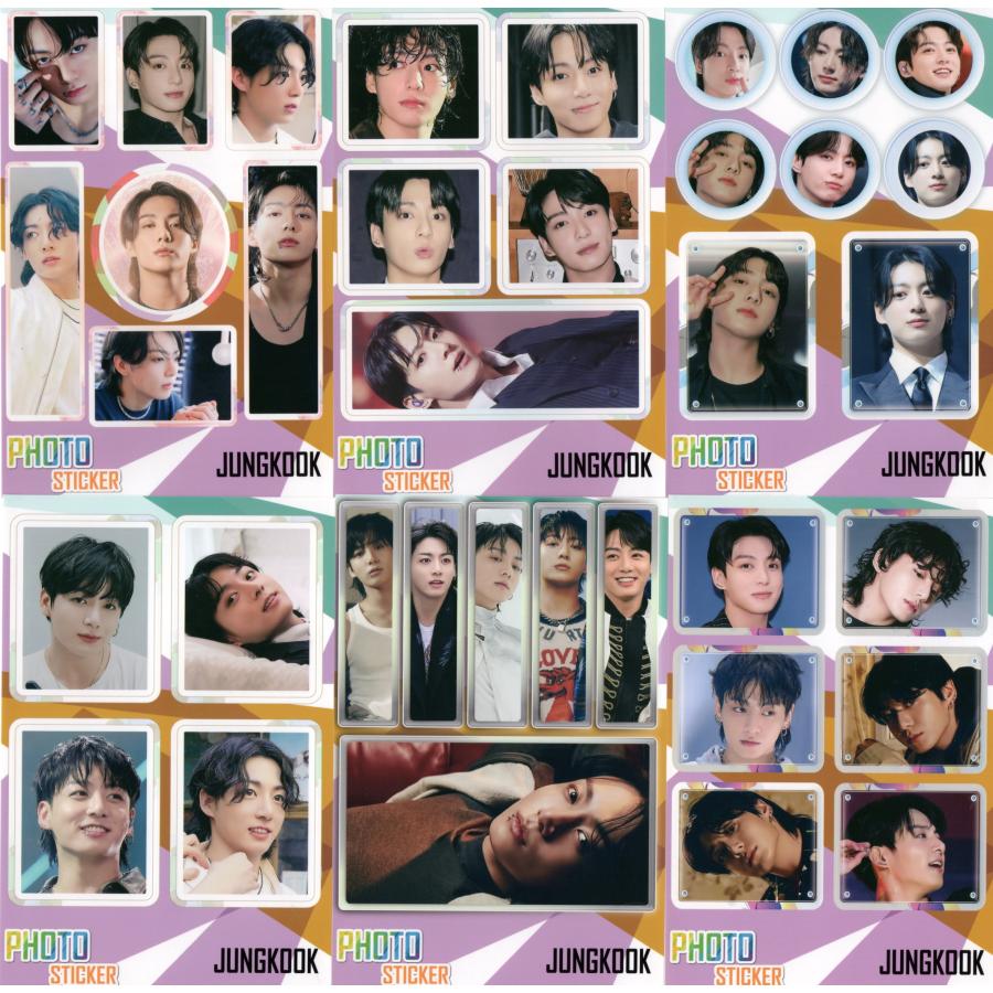 BTS ジョングク グッズ ステッカーセット 87枚入 フォトステッカー