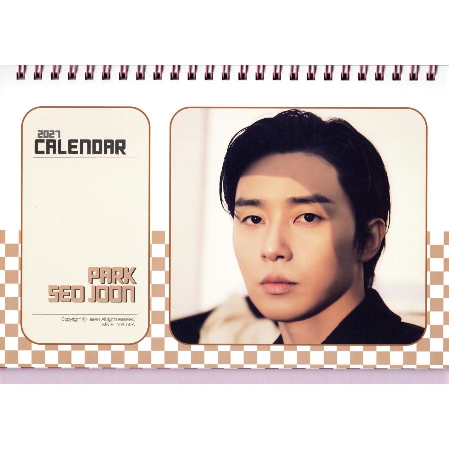 パクソジュン グッズ 卓上 カレンダー (写真集) 2026~2027年 (2年分) +