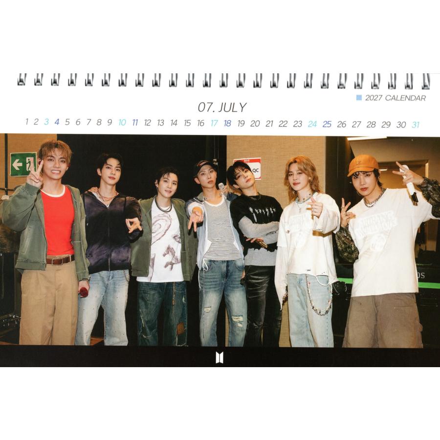 BTS グッズ 卓上 カレンダー (写真集) 2027~2028年 (2年分) +