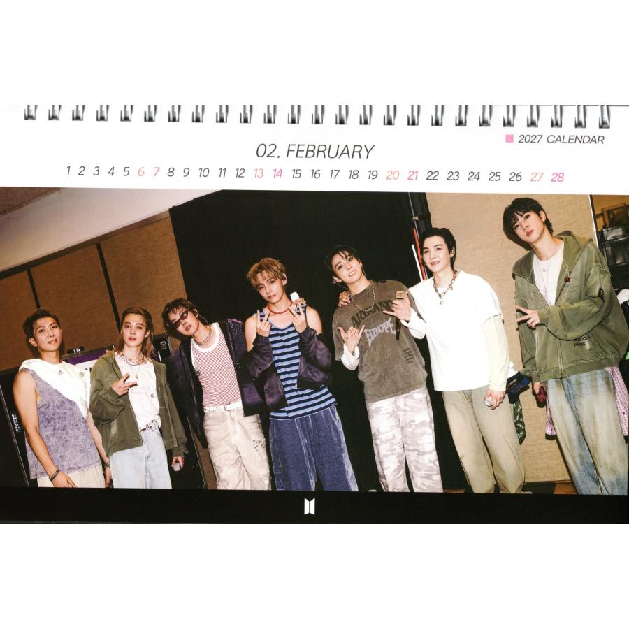 BTS グッズ 卓上 カレンダー (写真集) 2027~2028年 (2年分) +