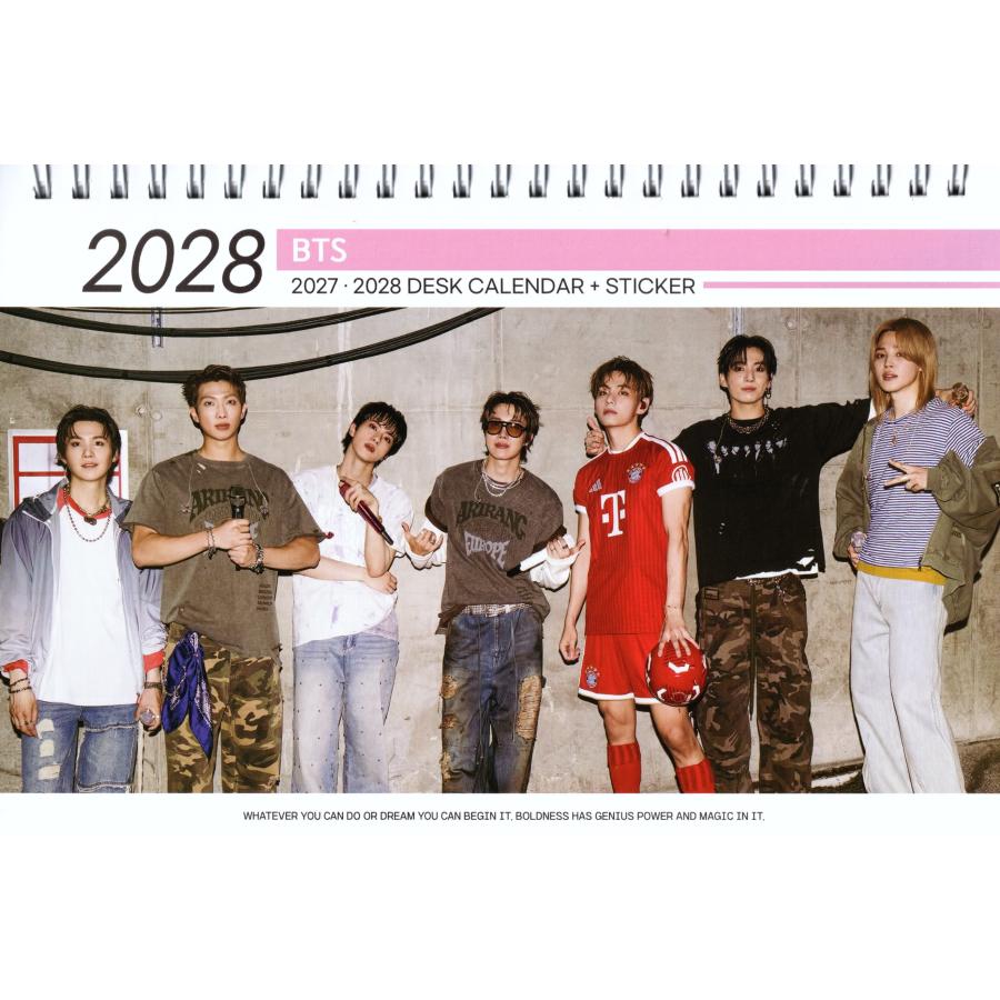 BTS カレンダー ポスター CD 12点セット BTS グッズ 卓上 カレンダー (写真集) 2027~2028年 (2年分) +