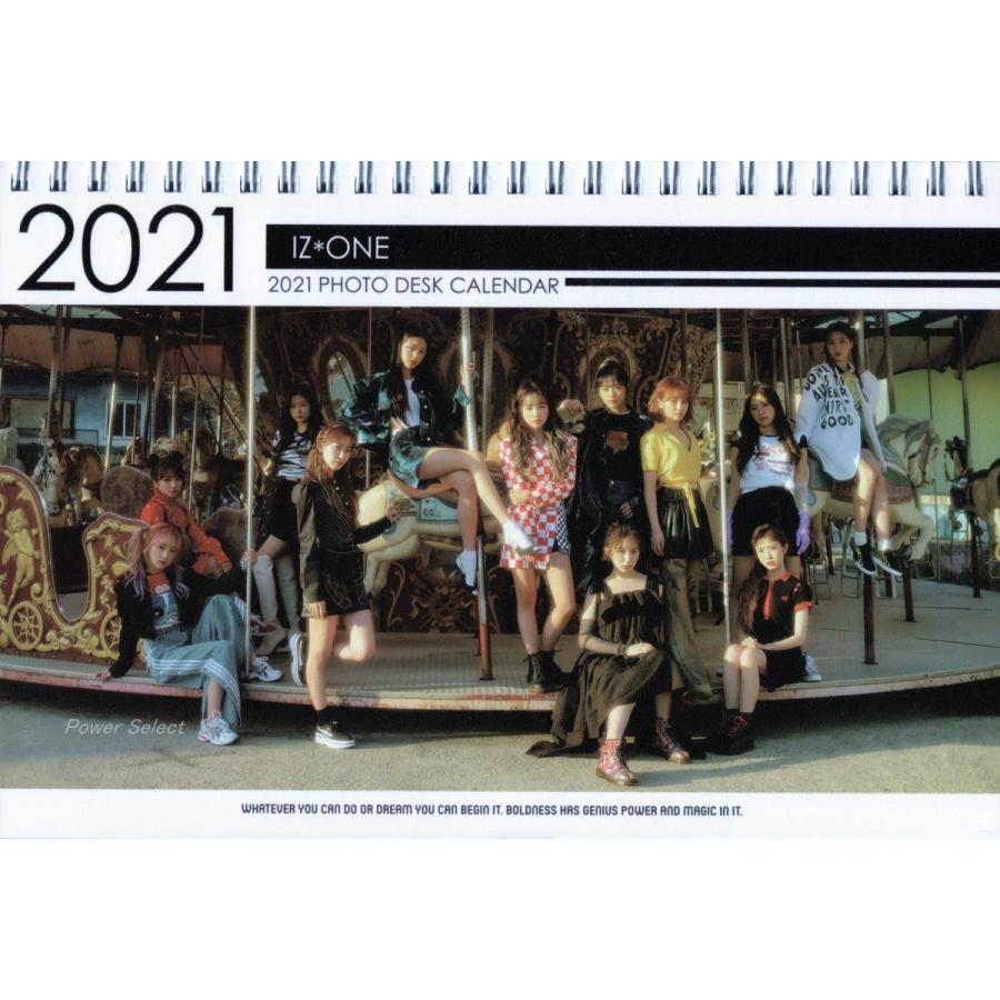 IZ*ONE アイズワン IZONE 宮脇咲良 矢吹奈子 本田仁美 グッズ 卓上 カレンダー ( 写真集 カレンダー ) 2021~2022年 (2年分) + フォトデスクカレンダー |  | 01
