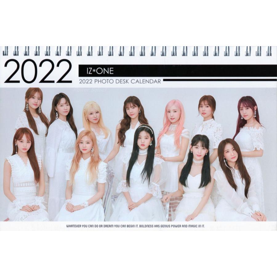 IZ*ONE アイズワン IZONE 宮脇咲良 矢吹奈子 本田仁美 グッズ 卓上 カレンダー ( 写真集 カレンダー ) 2021~2022年 (2年分) + フォトデスクカレンダー |  | 02