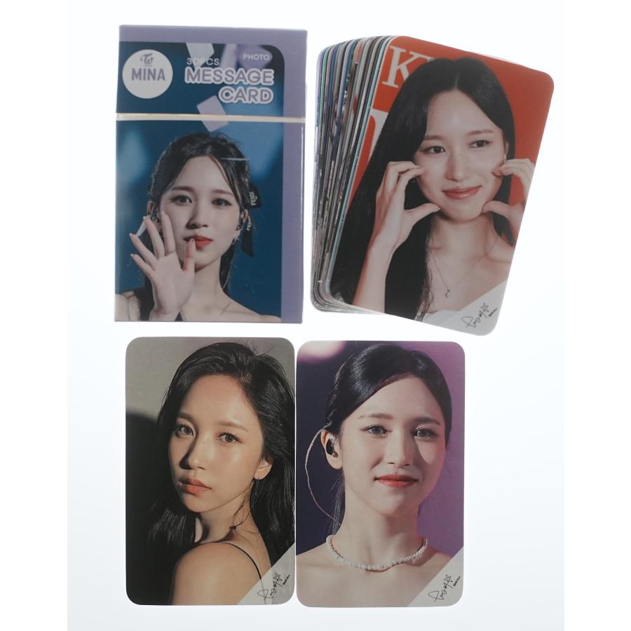 TWICE MINA ミナ グッズ フォトメッセージカード （ブックマーク