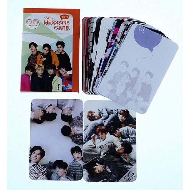 INFINITE インフィニット グッズ 【 フォトメッセージカード （ブックマーク、タグ) 30枚セット 】 + ステッカーシール | 