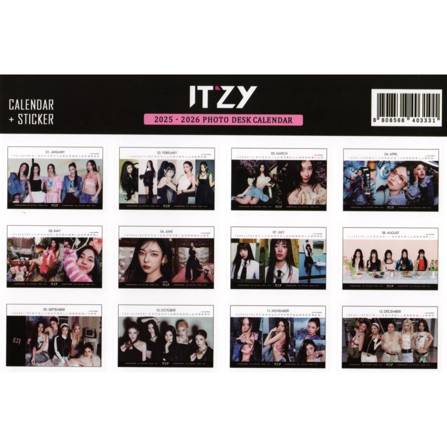 ITZY イッチ グッズ 卓上 カレンダー (写真集 カレンダー) 2025~2026年