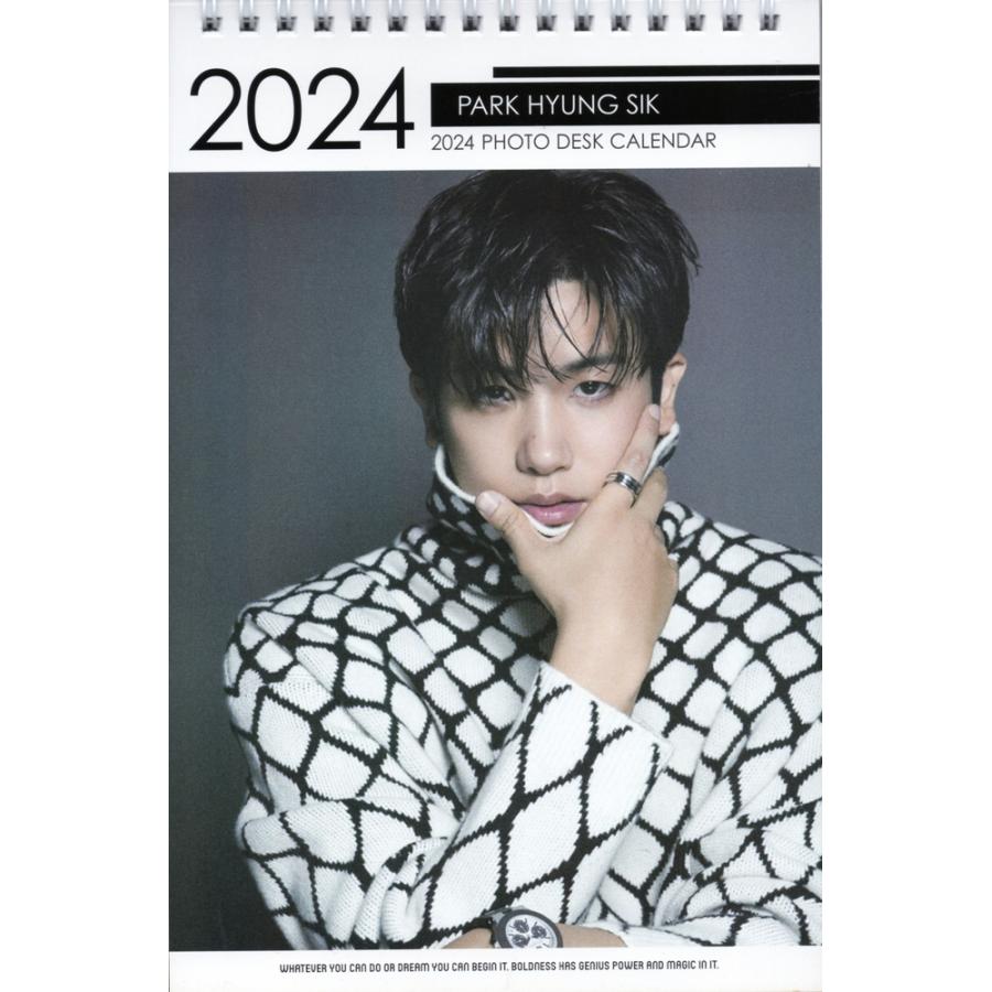 パク・ヒョンシク グッズ 卓上 カレンダー (写真集 カレンダー) 2023