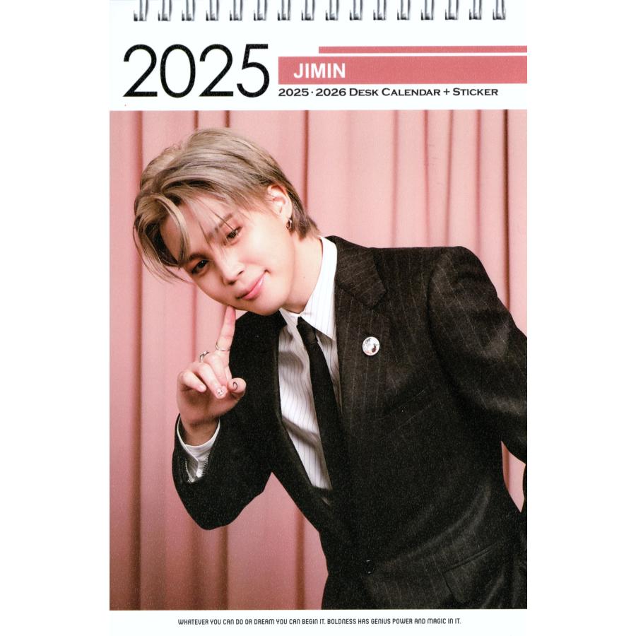 BTS ジミン 卓上 カレンダー (写真集 カレンダー) 2025~2026年