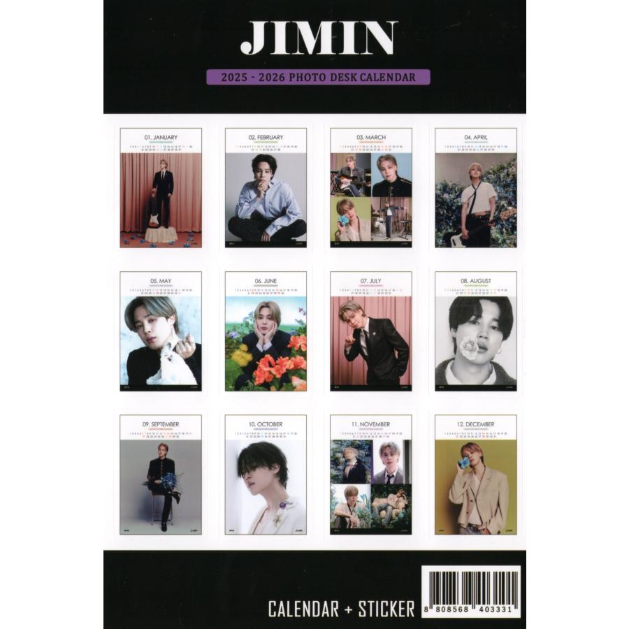 BTS ジミン 卓上 カレンダー (写真集 カレンダー) 2025~2026年