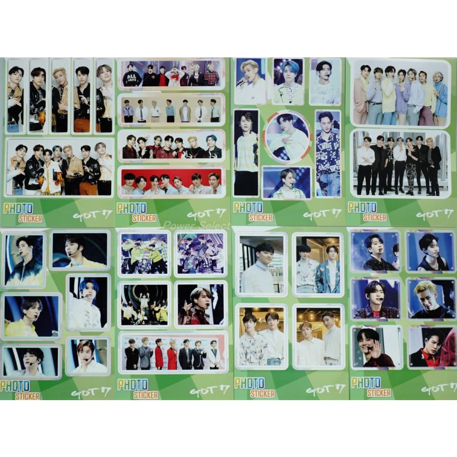 GOT7 グッズ【ステッカーセット 87枚入】 フォトステッカー/ シールセット + カバーケース付 |  | 01