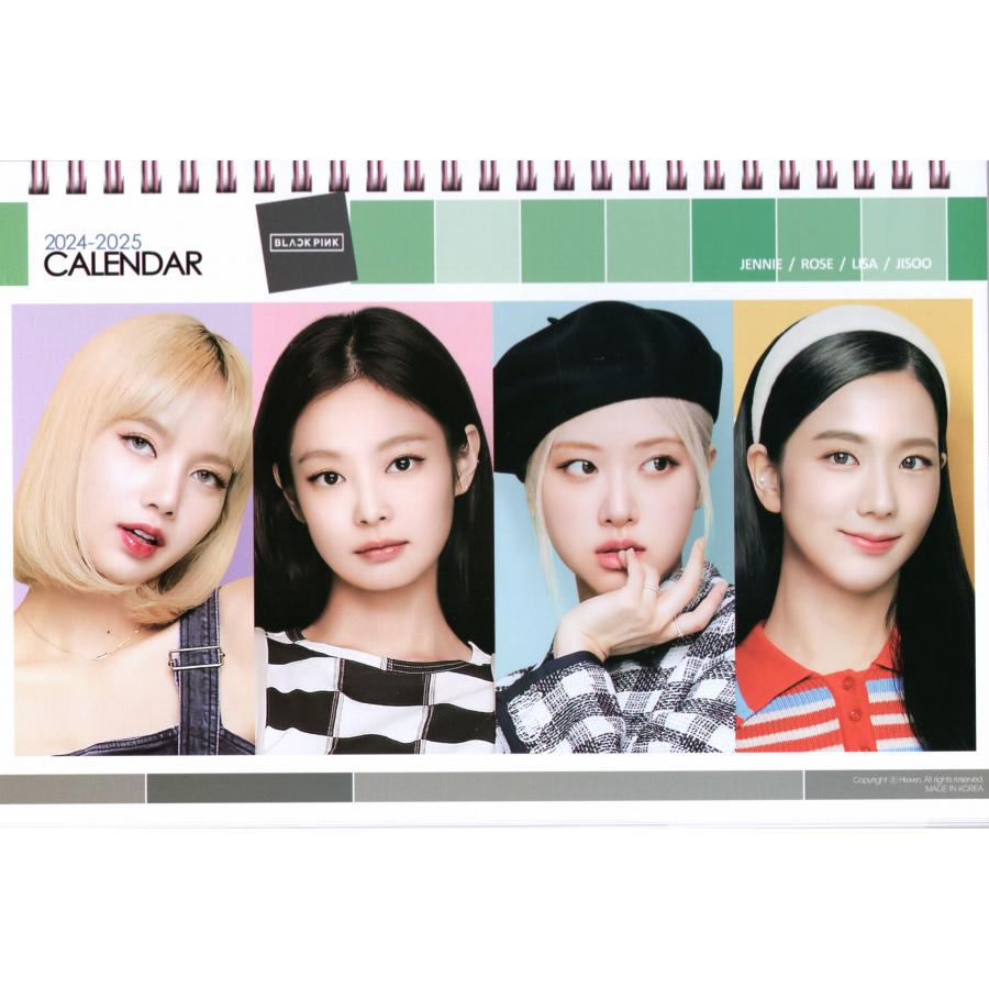 BLACKPINK ブラックピンク グッズ 卓上 カレンダー 2025年 +