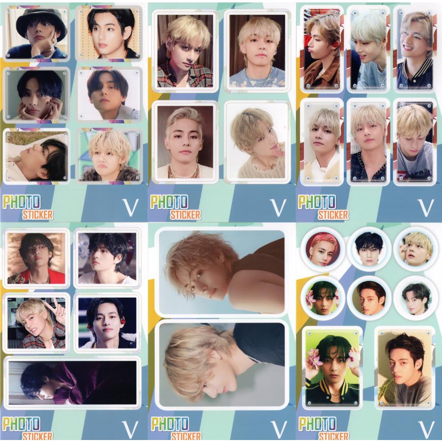 BTS V テテ グッズ ステッカーセット 87枚入 フォトステッカー/ シール