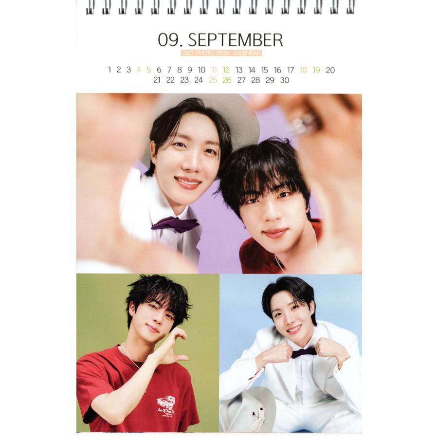 BTS 写真集　2023年カレンダー付き BTS - OFFICIAL BTS 2023 CALENDAR (MONTH TO VIEW SQUARE WALL