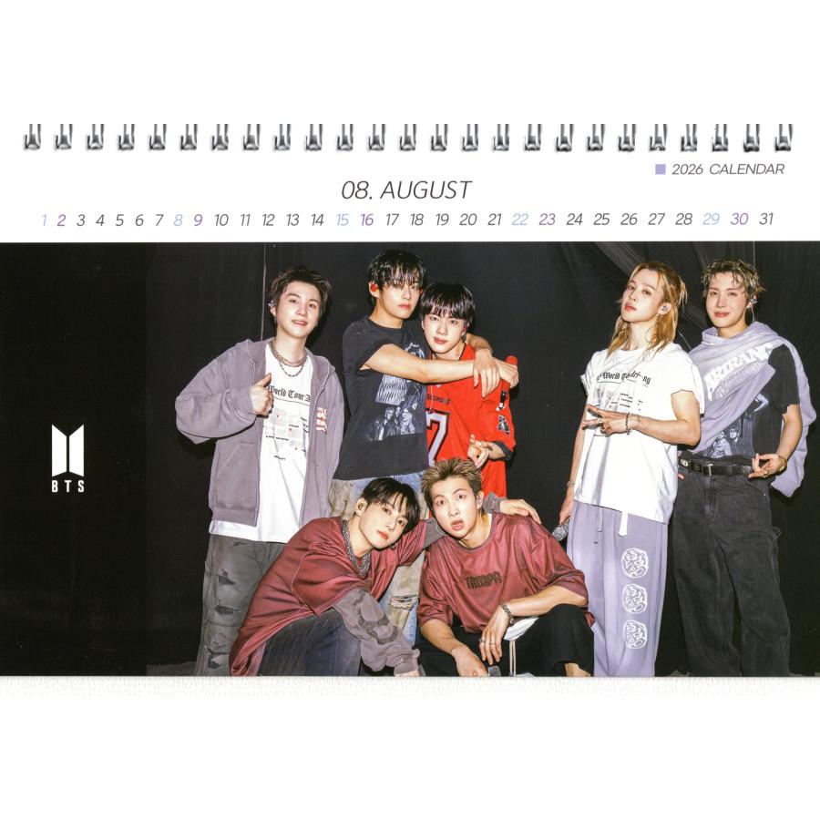 BTS グッズ 卓上 カレンダー (写真集 カレンダー) 2026~2027年(2年分