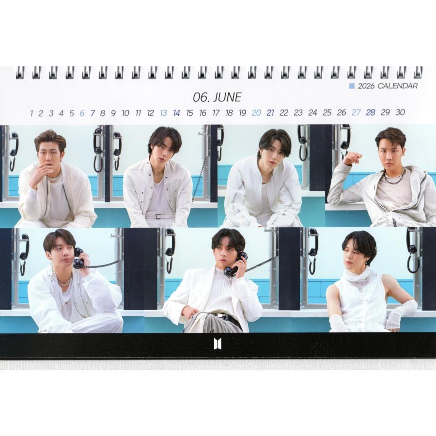 BTS グッズ 卓上 カレンダー (写真集 カレンダー) 2026~2027年(2年分