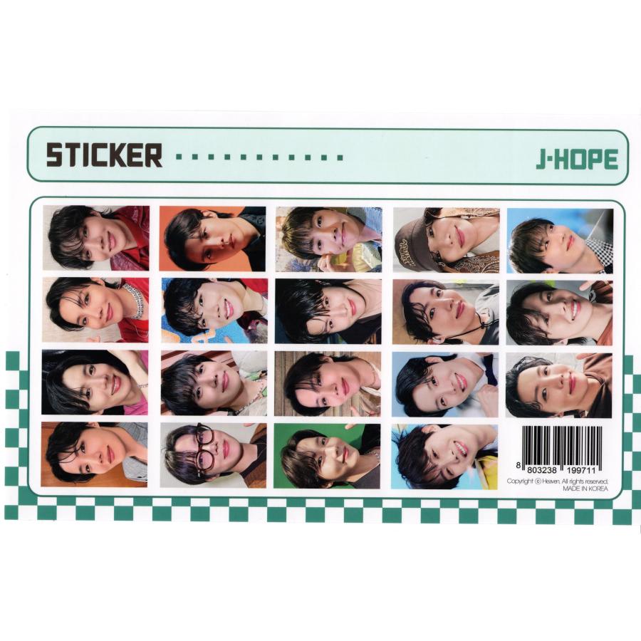 BTS J-HOPE ジェイホープ グッズ 卓上 カレンダー 2026~2027年 (2年分 ) + ステッカーセット K-POP |  | 04