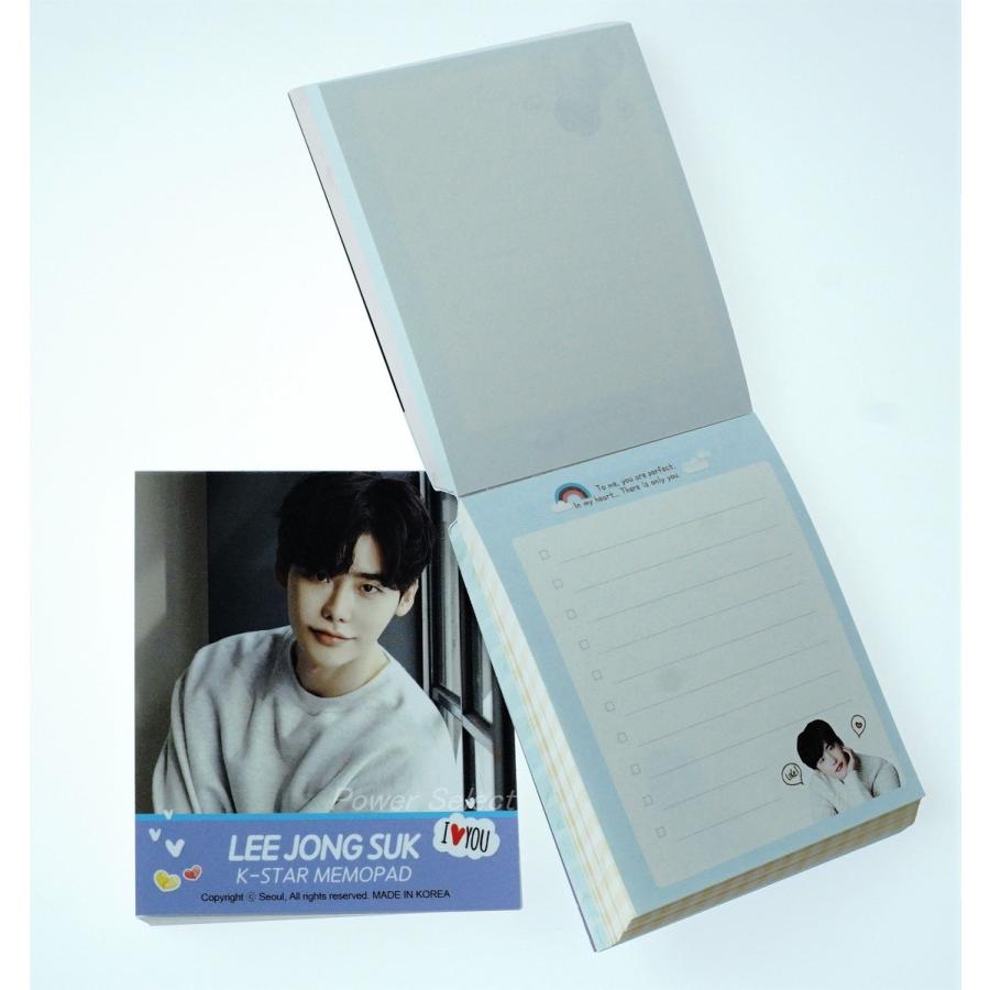 イ・ジョンソク　イジョンソク グッズ 【 卓上 メモ帳 180枚セット 】 写真入り メモパッド |  | 01