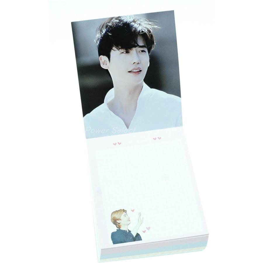 イ・ジョンソク　イジョンソク グッズ 【 卓上 メモ帳 180枚セット 】 写真入り メモパッド |  | 02