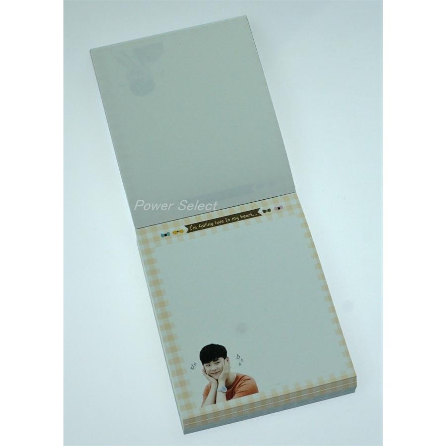 イ・ジョンソク　イジョンソク グッズ 【 卓上 メモ帳 180枚セット 】 写真入り メモパッド |  | 03