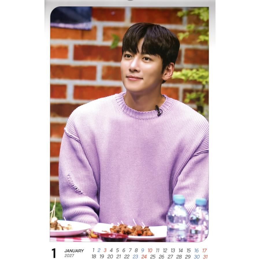チチャンウク グッズ 大判 壁掛け カレンダー 2026年 (令和8年) + カレンダー ステッカーセット |  | 02