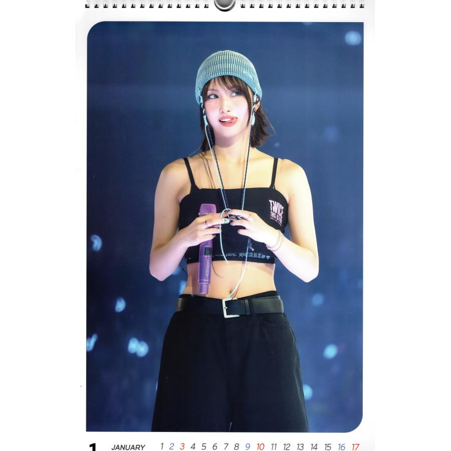 TWICE MOMO モモ グッズ 大判 壁掛け カレンダー 2026年 (令和8年) +