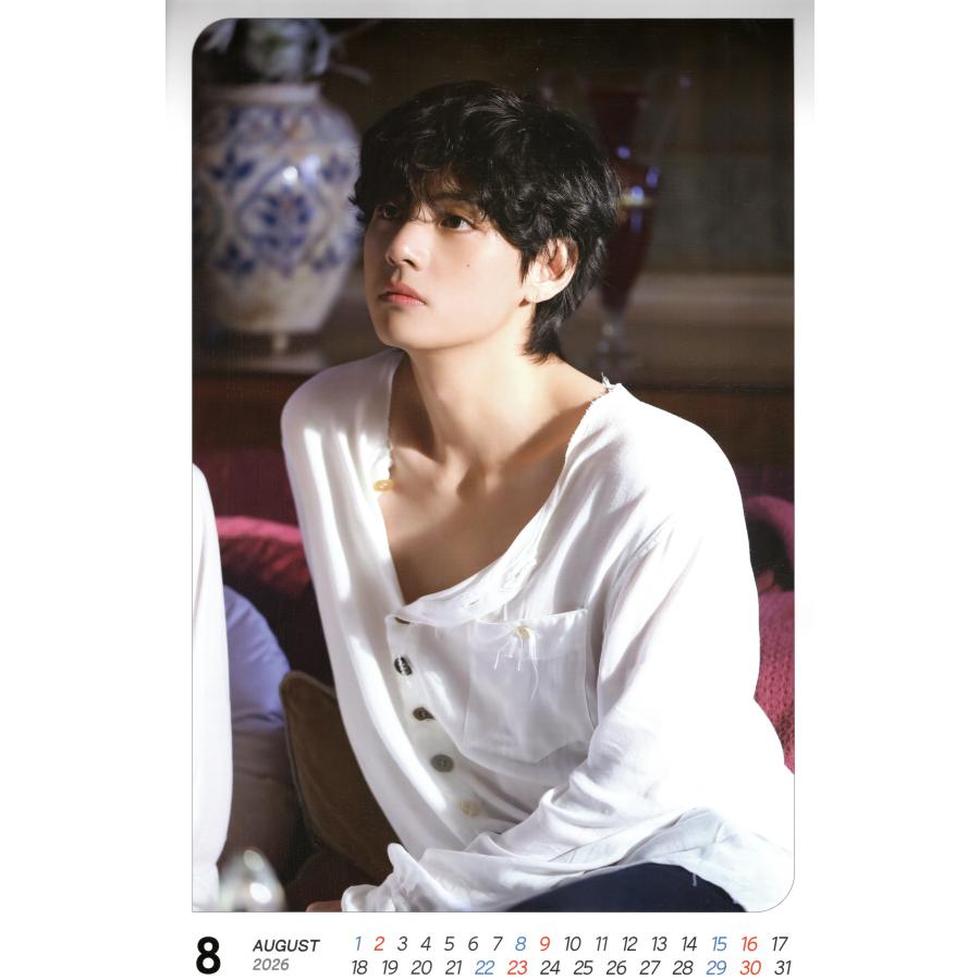 BTS V テテ グッズ 大判 壁掛け カレンダー 2026年 (令和8年) +