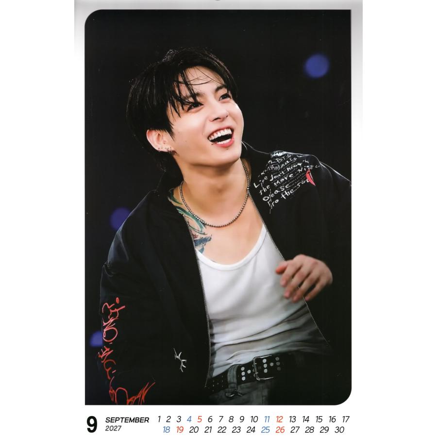 BTS ジョングク グッズ 大判 壁掛け カレンダー 2027年 (令和9年) + ステッカーセット |  | 02