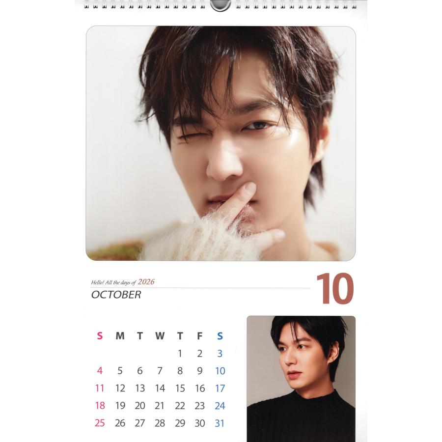 イミンホ グッズ 大判 壁掛け カレンダー 2026年 (令和8年) + カレンダー ステッカーセット |  | 01