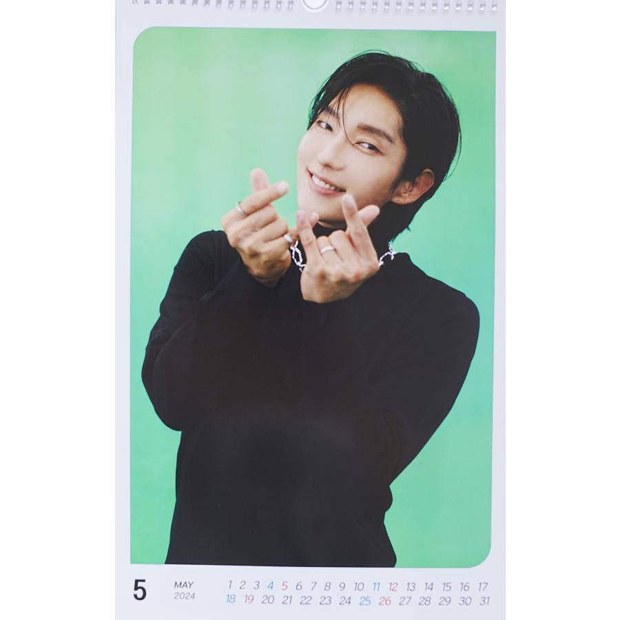 イジュンギ グッズ 大判 壁掛け カレンダー 2024年 (令和6年) + カレンダー ステッカーセット |  | 03