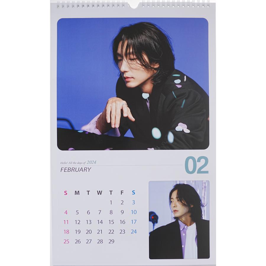 イジュンギ グッズ 大判 壁掛け カレンダー 2024年 (令和6年) + カレンダー ステッカーセット |  | 04