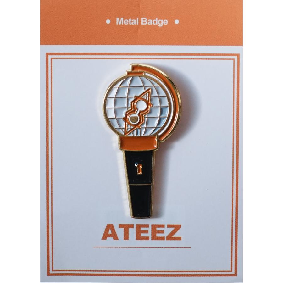 ATEEZ エーティーズ グッズ  ピンバッジ ピンバッチ メタルバッジ ピンズ K-POP | 
